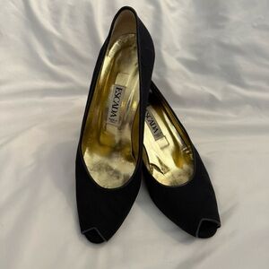 EUC Vintage Escada Peep-toe Pumps